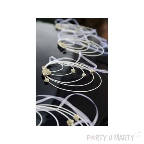 rattanowe wianuszki z roza kremowe 18 cm 4 szt