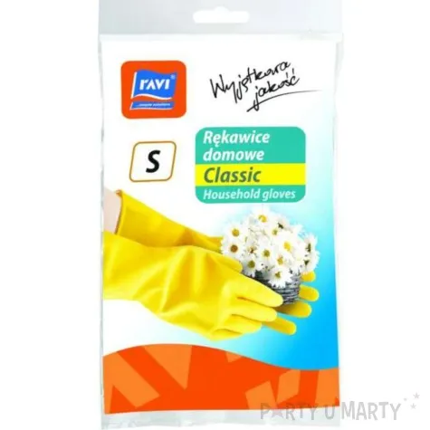 rekawice domowe gratka zolty ravi rozmiar s