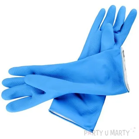 rekawice gospodarcze domowe rozmiar m niebieskie ravi
