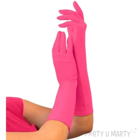 rekawiczki classic neon rozowe widmann