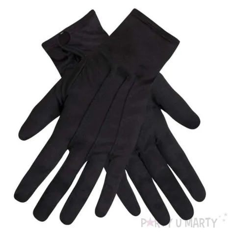 rekawiczki eleganckie z guziczkiem czarne boland