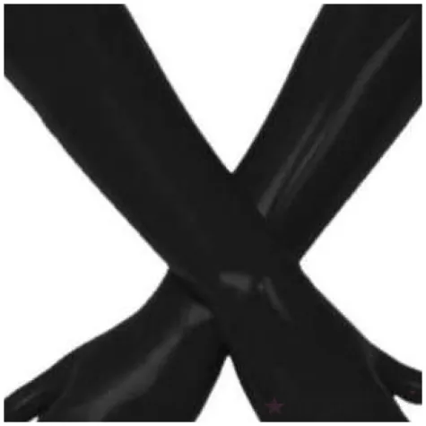 rekawiczki hollywood long czarne carnoval toys 46 cm