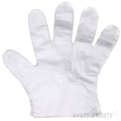 rekawiczki jednorazowe foliowe classic 100 szt