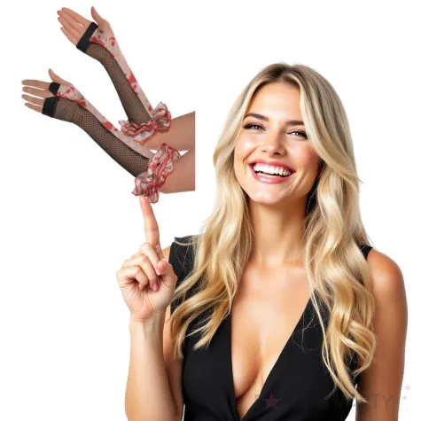 rekawiczki krwawe bez palcow amscan