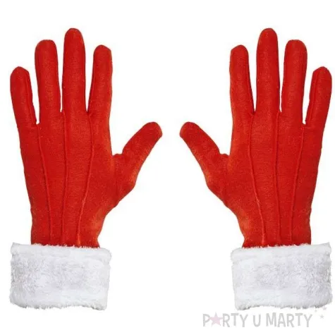 rekawiczki pani mikolajowa czerwone widmann