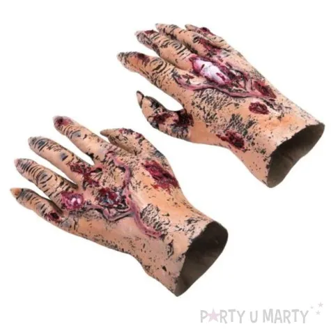 rekawiczki rany zombie carnival toys