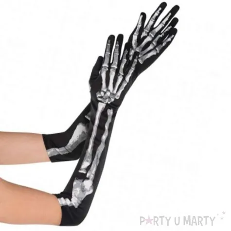 rekawiczki szkielet kosciotrup amscan