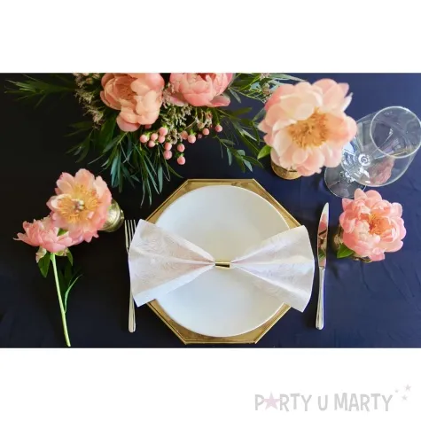 ringi papierowe do serwetek classic zlote partydeco 10 szt