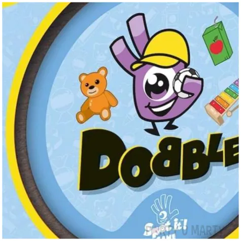 rodzinna gra karciana dobble kids karty do gry dla dzieci gra logiczna
