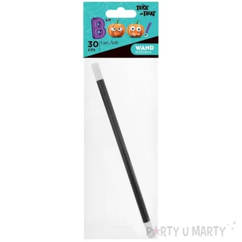 rozdzka party czarodziej iluzjonista czarno biala godan 24 5 cm