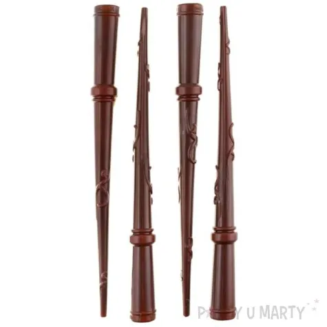 rozdzka party harry potter brazowa unique 4 szt