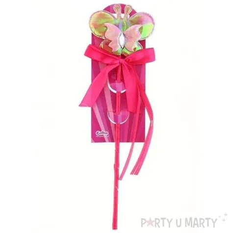 rozdzka party motylek fuksja godan