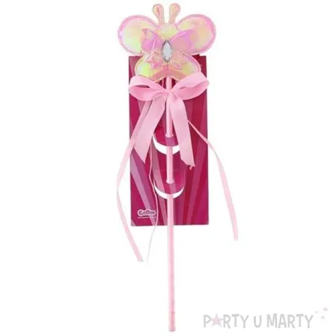 rozdzka party motylek rozowa godan