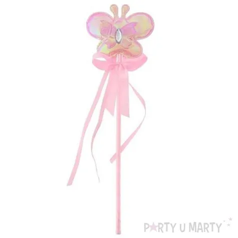 rozdzka party motylek rozowa godan