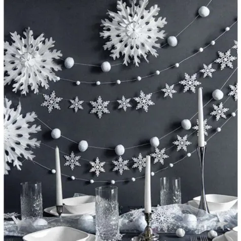 rozeta bibulowa sniezynka biala 25 cm