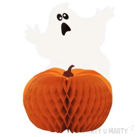 rozeta stojaca dynia z duchem 28 cm