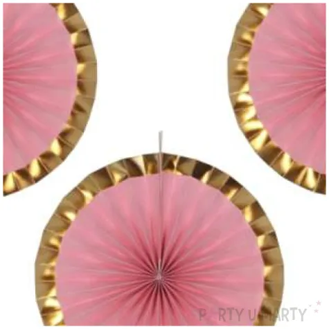 rozeta wiszaca beauty and charm rozowo zlota godan 40 cm 3 szt