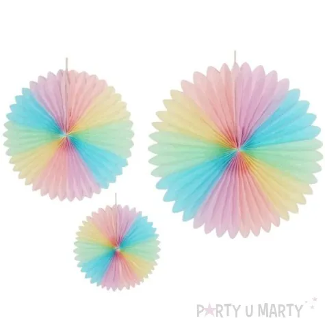 rozeta wiszaca beauty and charm teczowa godan 3 szt