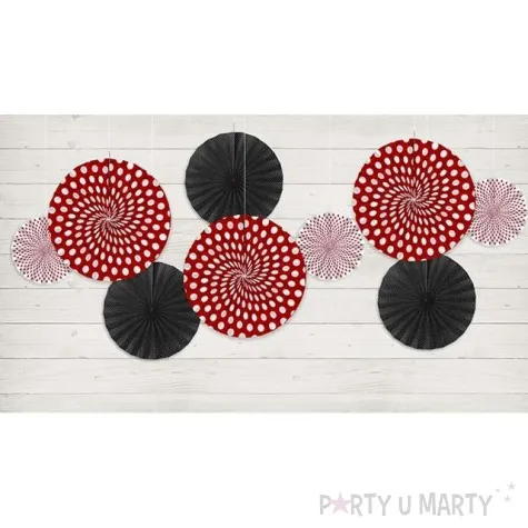 rozeta wiszaca biedronka partydeco 3 szt