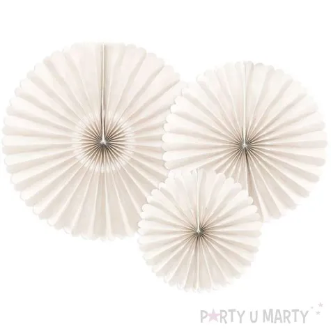 rozeta wiszaca classic bezowe partydeco 3 szt