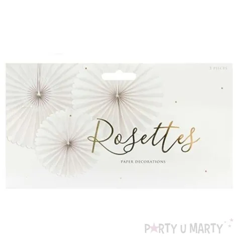 rozeta wiszaca classic bezowe partydeco 3 szt