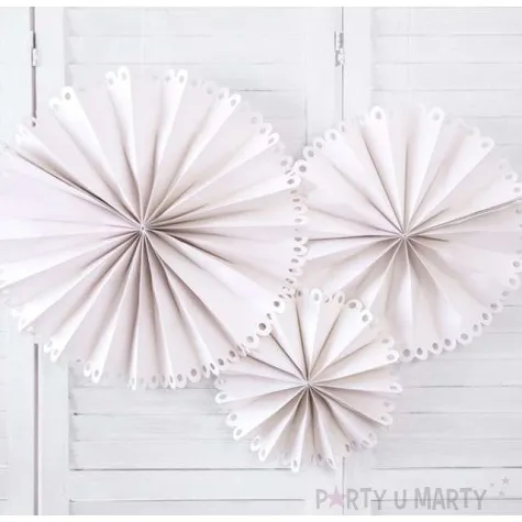 rozeta wiszaca classic bezowy partydeco 3 szt