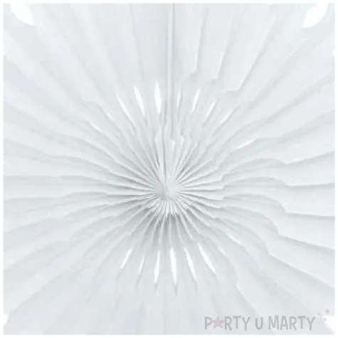 rozeta wiszaca classic biala unique 40 cm