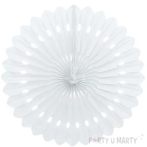 rozeta wiszaca classic biala unique 40 cm