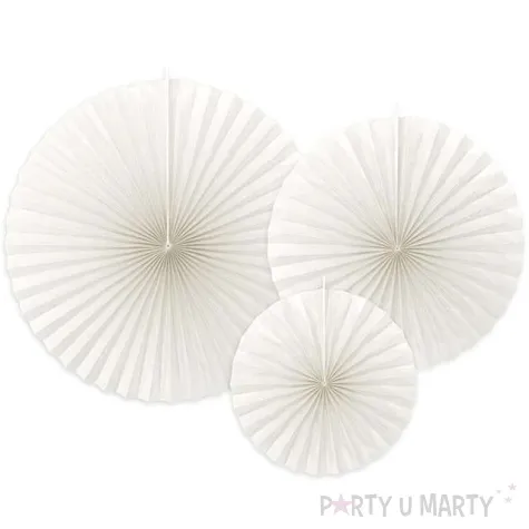 rozeta wiszaca classic bialy amscan 3 szt