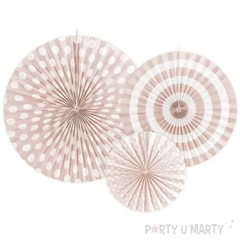 rozeta wiszaca classic brzoskwiniowe jasne 3 szt