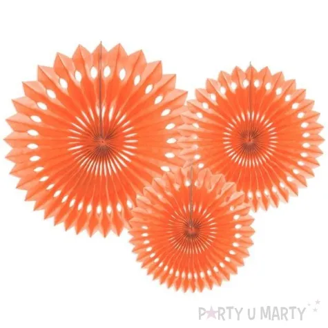 rozeta wiszaca classic brzoskwiniowy 20 30 cm 3 szt