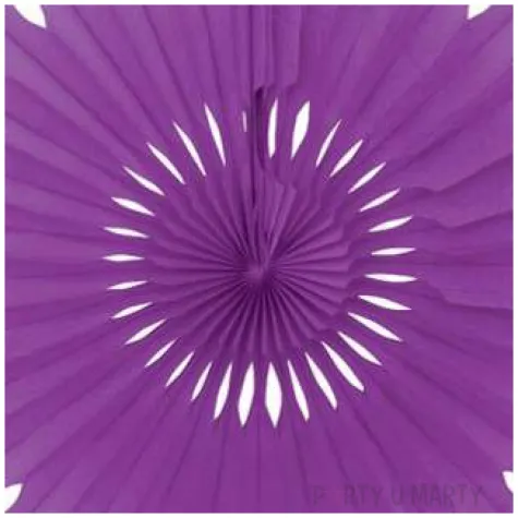 rozeta wiszaca classic fioletowa unique 40 cm