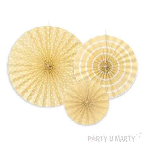 rozeta wiszaca classic kremowa 3 szt