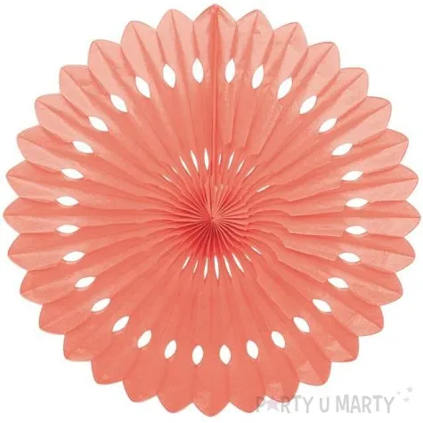 rozeta wiszaca classic lososiowa unique 40 cm