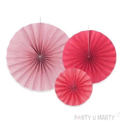 rozeta wiszaca classic malinowa 3 szt