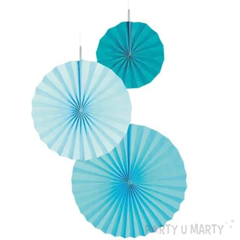 rozeta wiszaca classic mietowy amscan 3 szt