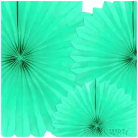 rozeta wiszaca classic mietowy jasny partydeco 3 szt