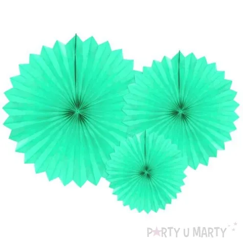 rozeta wiszaca classic mietowy jasny partydeco 3 szt