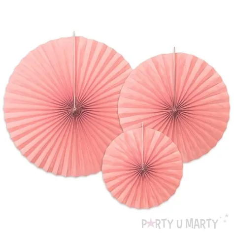 rozeta wiszaca classic rozowy rumiany 3 szt