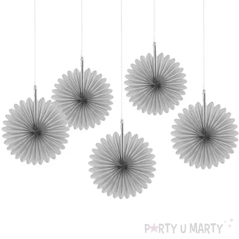 rozeta wiszaca classic srebrna 5 szt