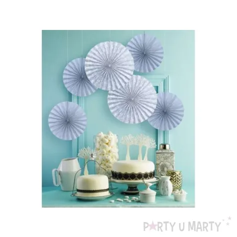 rozeta wiszaca classic szaroniebieska 2 szt