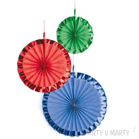 rozeta wiszaca classic teczowy amscan 3 szt