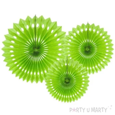 rozeta wiszaca classic zielone jabluszko 20 30 cm 3 szt