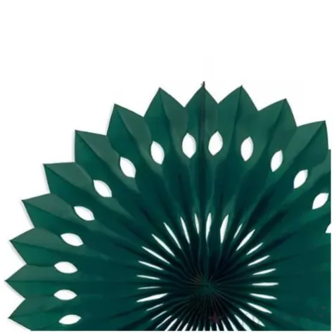 rozeta wiszaca classic zielony ciemny partydeco 20 30 cm 3 szt