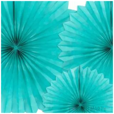 rozeta wiszaca classic zielony malachit partydeco 3 szt