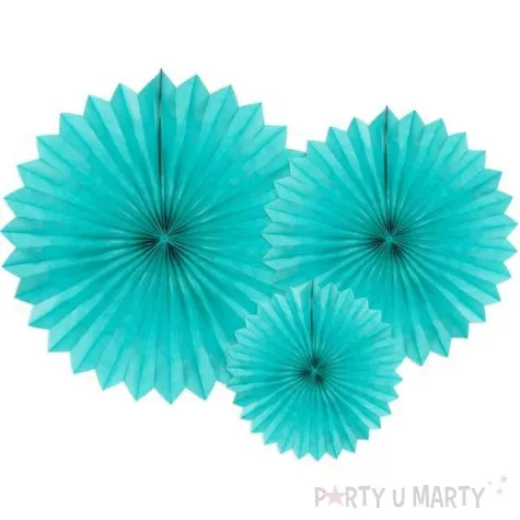 rozeta wiszaca classic zielony malachit partydeco 3 szt