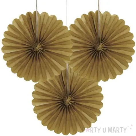 rozeta wiszaca classic zlote unique 3 szt