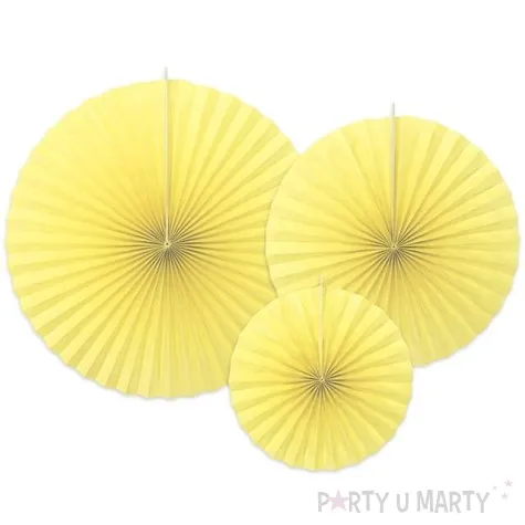 rozeta wiszaca classic zolty jasny 3 szt