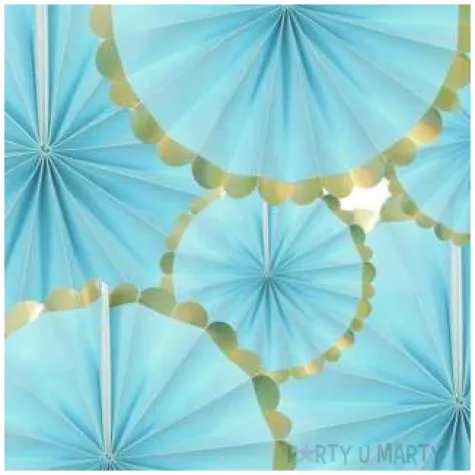 rozeta wiszaca elegant blekitna partypal 6 szt