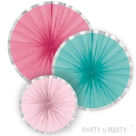 rozeta wiszaca flamingo paradise amscan mix 3 szt